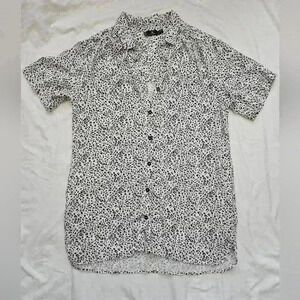 Volcom cheetah Print Shirt dress